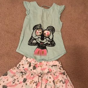 Little girls Disney outfit